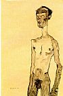 Standing nude man